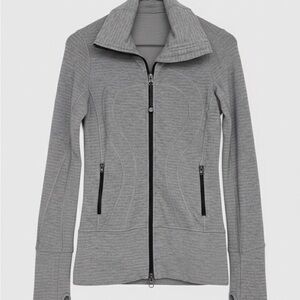 Lululemon Athletica Gray Zip-Up Jacket